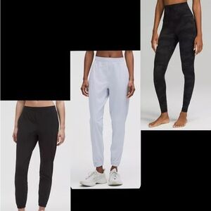 Lululemon set of the 3 pants sz 6